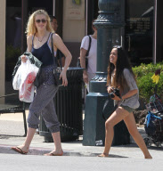 Exclusive... Ireland Baldwin Out Shopping In Chinatown 