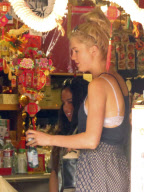 Exclusive... Ireland Baldwin Out Shopping In Chinatown 