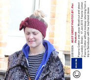 Fearne Cotton and Jesse Wood out and about in London, Britain - 17 Jan 2013