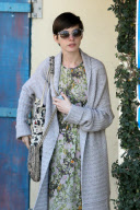 Oscar Winner Anne Hathaway goes floral in Beverly Hills