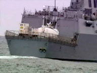 US Navy unveils sea-based laser weapon that will be deployed to Persian Gulf - Apr 2013