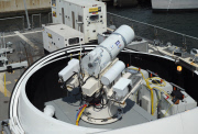 US Navy unveils sea-based laser weapon that will be deployed to Persian Gulf - Apr 2013