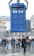 Matt Smith Doctor Who film set