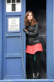 Matt Smith Doctor Who film set