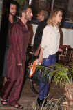 *EXCLUSIVE* Marc Jacobs and Harry Louis dress comfortably for dinner