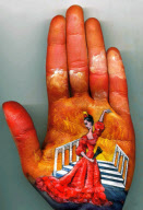 The hand art of Svetlana Kolosova, Moscow, Russia - 09 Apr 2013