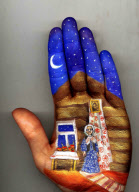 The hand art of Svetlana Kolosova, Moscow, Russia - 09 Apr 2013