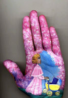 The hand art of Svetlana Kolosova, Moscow, Russia - 09 Apr 2013