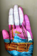 The hand art of Svetlana Kolosova, Moscow, Russia - 09 Apr 2013