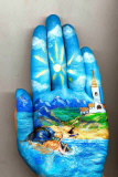 The hand art of Svetlana Kolosova, Moscow, Russia - 09 Apr 2013