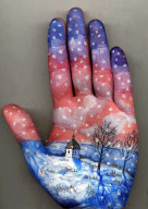 The hand art of Svetlana Kolosova, Moscow, Russia - 09 Apr 2013