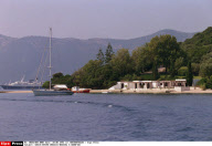 GRECE:ATHINA ONASSIS-ROUSSEL ET FAMILLE