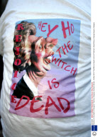 Reaction to the death of Margaret Thatcher, Glasgow, Scotland, Britain - 08 Apr 2013