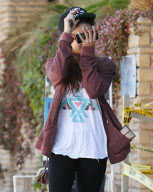 Vanessa Hudgens shows off hand tattoo and funky fingernails