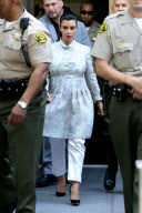 Kim Kardashian's solo courthouse exit after Divorce Hearing