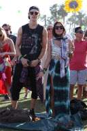 Vanessa Hudgens and Austin Butler at Coachella Day 2