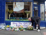 Reaction to the death of Margaret Thatcher, Grantham, Lincolnshire, Britain - 17 Apr 2013