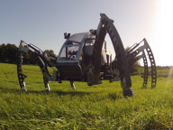 The Mantis Hexapod walking robot vehicle, Winchester, Hampshire, Britain - Apr 2013