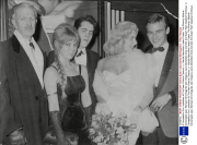 A Competition For Lookalikes At The New Victoria Cinema. L-r: Harold Macmillan (robert Cabot- The Winner) Mylene Demongeot (joan Kilshaw) Dirk Bogarde (iain Gregory) Jane Mansfield (linda Cornell) And Adam Faith (stephen Komlosy).