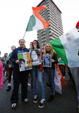Reaction to the Death of Margaret Thatcher, Belfast, Northern Ireland - 09 Apr 2013