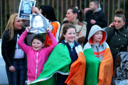 Reaction to the Death of Margaret Thatcher, Belfast, Northern Ireland - 09 Apr 2013