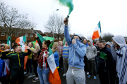 Reaction to the Death of Margaret Thatcher, Belfast, Northern Ireland - 09 Apr 2013