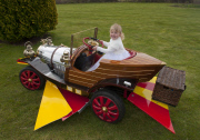 Grandparents create mini Chitty Chitty Bang Bang car for granddaughter, Isle Wight, Britain - 16 Apr 2013