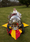 Grandparents create mini Chitty Chitty Bang Bang car for granddaughter, Isle Wight, Britain - 16 Apr 2013