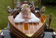Grandparents create mini Chitty Chitty Bang Bang car for granddaughter, Isle Wight, Britain - 16 Apr 2013