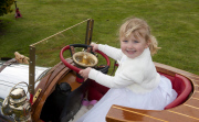Grandparents create mini Chitty Chitty Bang Bang car for granddaughter, Isle Wight, Britain - 16 Apr 2013