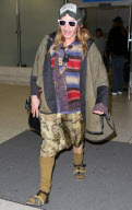 John Galliano at LAX looking homeless