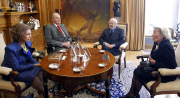 El Rey retoma su agenda tras su operacion.