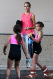 *EXCLUSIVE* Denise Richards is looking frail as she picks up Sam and Lola from Gymnastics