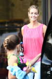 *EXCLUSIVE* Denise Richards is looking frail as she picks up Sam and Lola from Gymnastics