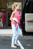 *EXCLUSIVE* Denise Richards is looking frail as she picks up Sam and Lola from Gymnastics