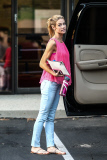 *EXCLUSIVE* Denise Richards is looking frail as she picks up Sam and Lola from Gymnastics