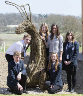 Pippa Middleton Unveiled as the New Ambassador of the Mary Hare School for the Deaf, Newbury, Britain - 23 Apr 2013
