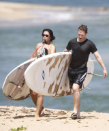 Exclusive... Mark Zuckerberg & Priscilla Catch Some Waves 