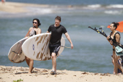 Exclusive... Mark Zuckerberg & Priscilla Catch Some Waves 