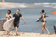Exclusive... Mark Zuckerberg & Priscilla Catch Some Waves 
