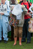 Demonstration urging the Government to vote to ban bee-harming neonicotinoid pesticides at the European Commission, London, Britain - 26 Apr 2013