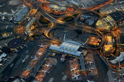 Flying over airports by Jeffrey Milstein, America - Apr 2013
