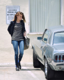 Amber Heard Visits Medical Building In Los Angeles
