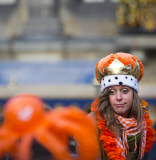 Waiting for the coronation