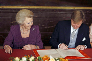 Abdication and investiture ceremonies, Amsterdam, Netherlands - 30 Apr 2013