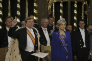 KING CORONATION CEREMONY AT AMSTERDAM CHURCH