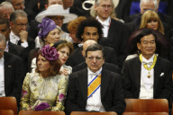 KING CORONATION CEREMONY AT AMSTERDAM CHURCH