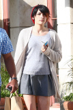 *EXCLUSIVE* Paris Jackson is Prep School Chic in Calabasas