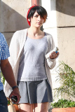 *EXCLUSIVE* Paris Jackson is Prep School Chic in Calabasas