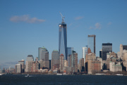 One World Trade Center and New York harbor